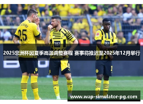 2025非洲杯因夏季高温调整赛程 赛事将推迟至2025年12月举行